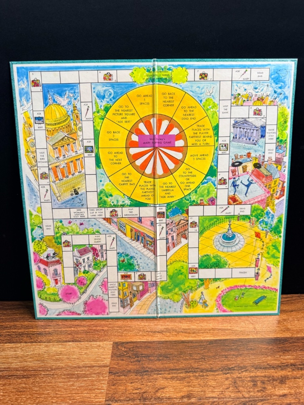 1964 WHITMAN PUBLISHING COMPANY Mary Poppins Game - Picture 5 of 13